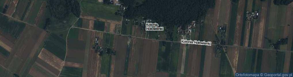 Zdjęcie satelitarne Kolonia Hołowienki ul.